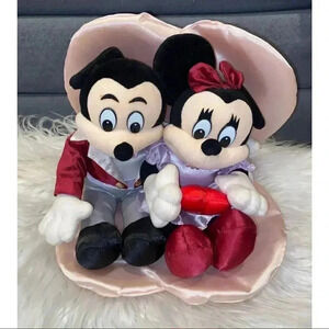 Vintage Mickey and Minnie Plush Toy